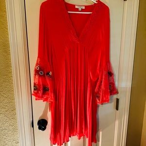 Umgee embroidered swing dress.